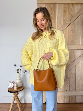 Bucket Handbag / Camel