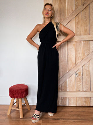 Multiway Maxi Jumpsuit / Black