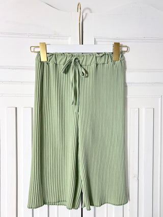 Plissé Culotte / Mint Green