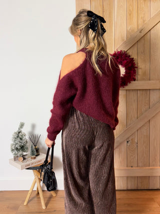 Knit Lounge Pants / Café Brown