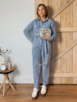 Denim Jumpsuit / Blue