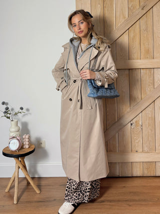 Classic Capuchon Trench Coat / Beige