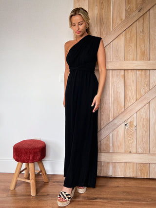 Multiway Maxi Jumpsuit / Black