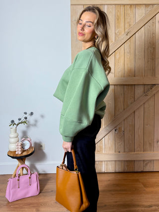 Oversized Soft Sweatshirt / Mint