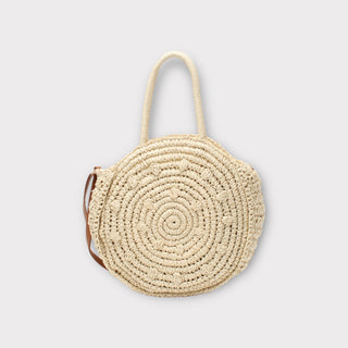 Round Beach Bag / Beige